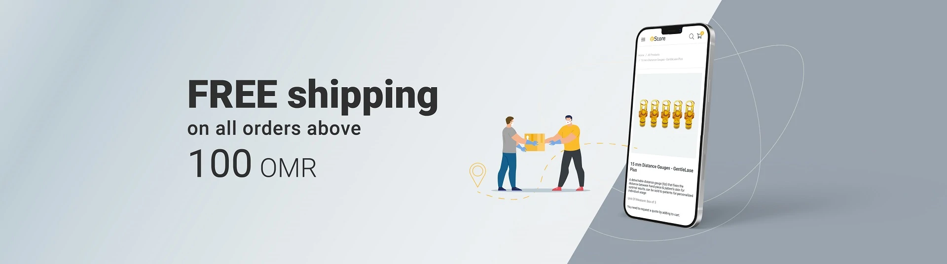 Free shiping banner Oman